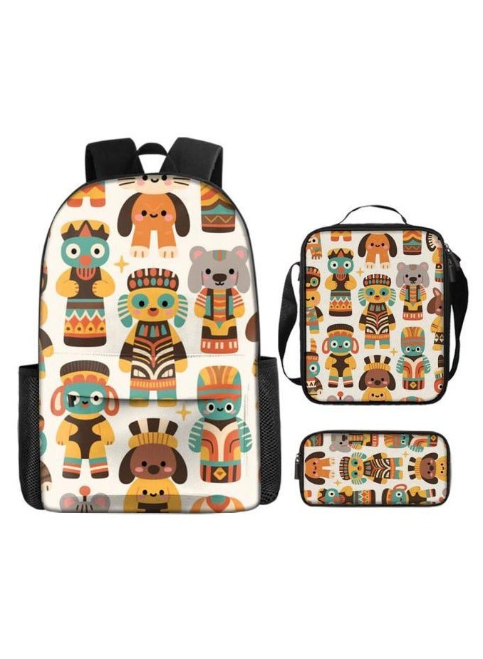 New universal cartoon new three-piece schoolbag (students, children) - 641  - Image 1