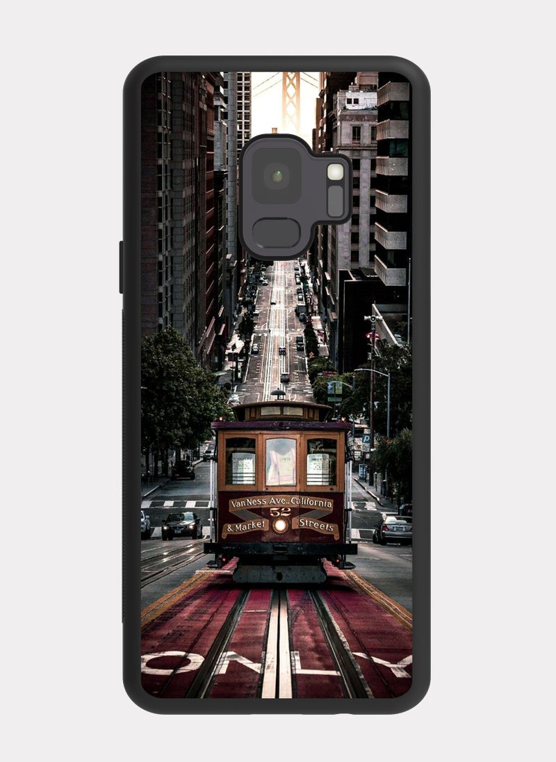 PXLAAT - Samsung Galaxy S9 case cover San Francisco Cable Car - Image 1