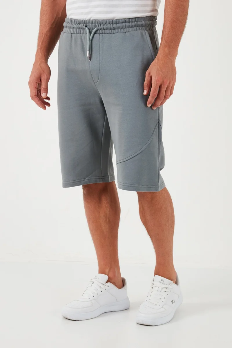 بوراتي Waist Tied Cotton Pocket Regular Fit Men's Short 5908041
