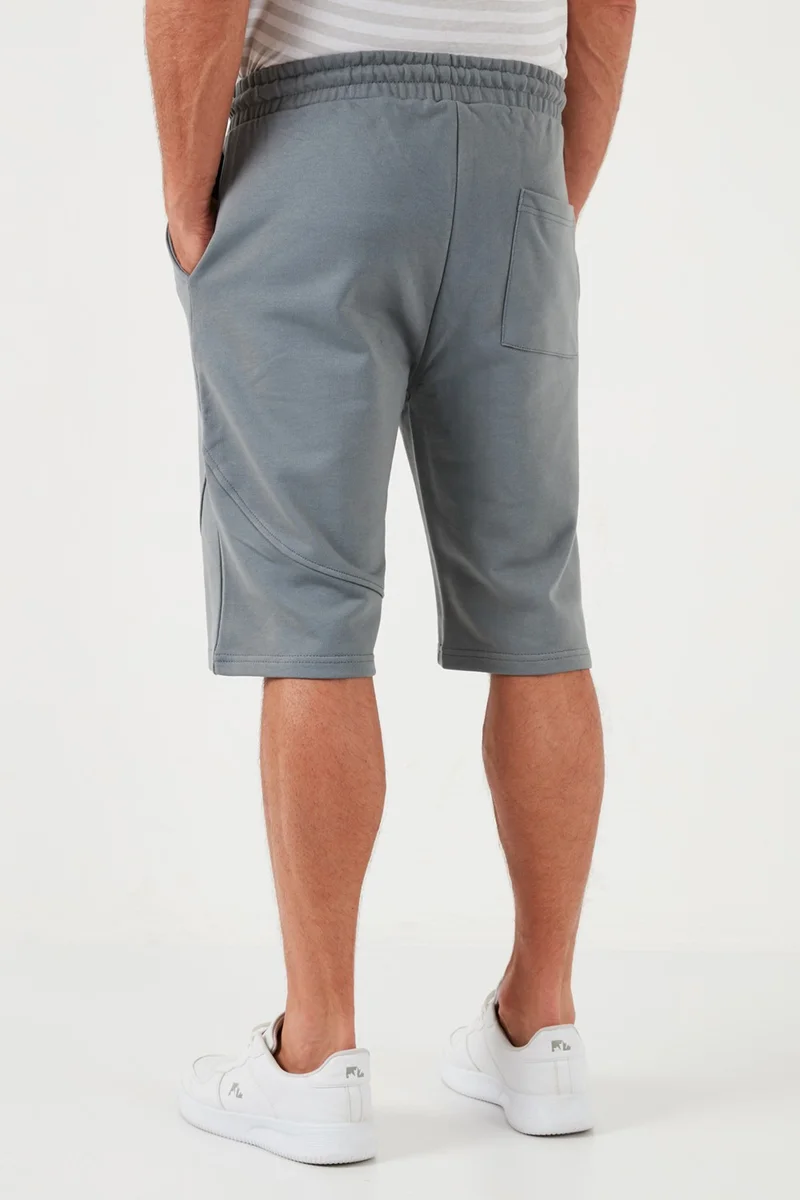 بوراتي Waist Tied Cotton Pocket Regular Fit Men's Short 5908041