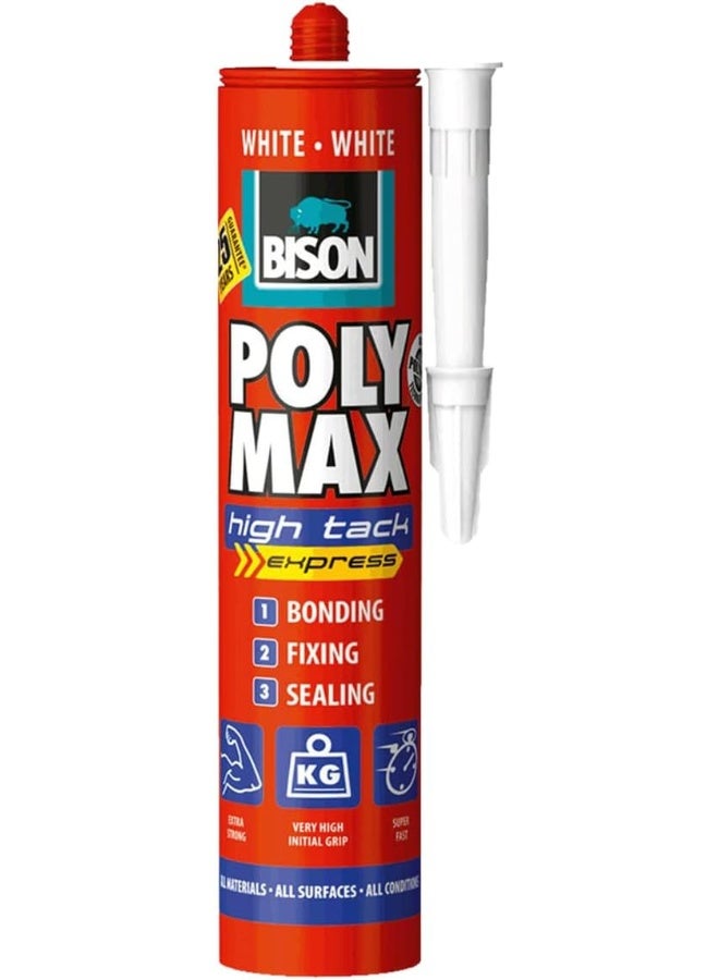Bison Polymax Universal Assembly Adhesive And Sealant, With Extra High Final Bonding Strength - Image 1