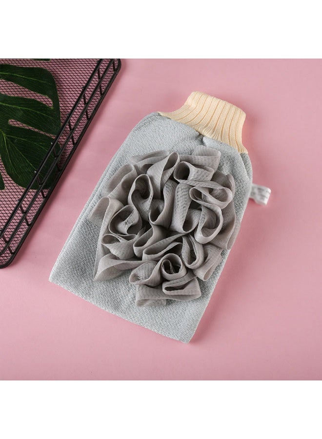 3 pcs Bath Gloves Deep Exfoliating Mitts for Shower,Shower Glove with Flower Bath Ball - Image 5
