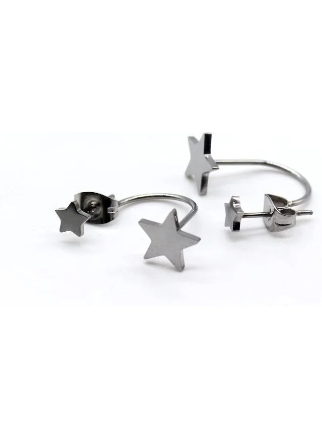 Lee Cooper Women's Stainless Steel Silver Plating Earrings