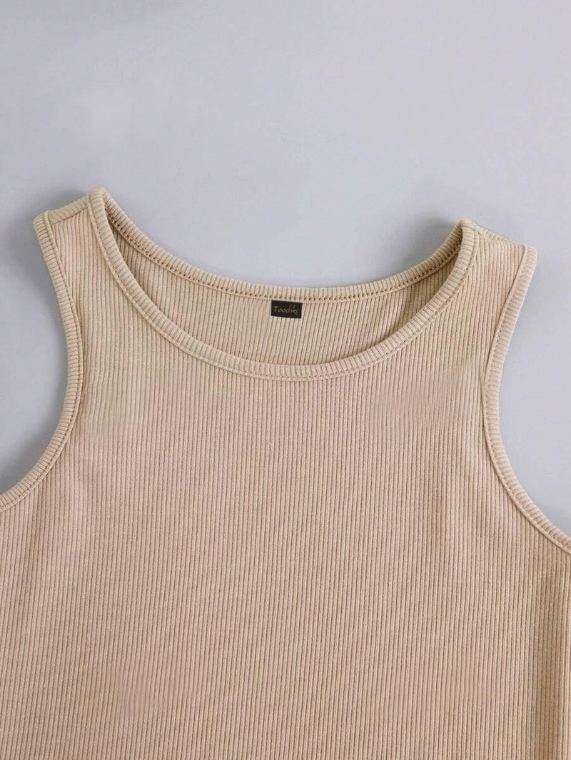 Toochki Tops for Women Crop Top for Women's Tank Activewear Tee Sports Western Casual Cotton Camisole - Image 3
