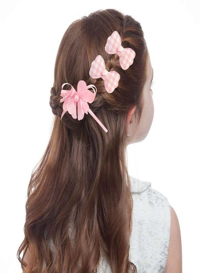 IPEWOEF 40pcs Mini Hair Bows with Bows - Tiny Small Flower Hair Clips for Baby Girls - Image 4