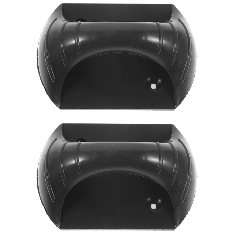 Black Suction Cup Cabinet Door Pull Handles 2 Pack For Glass Doors And Drawers - Image 2