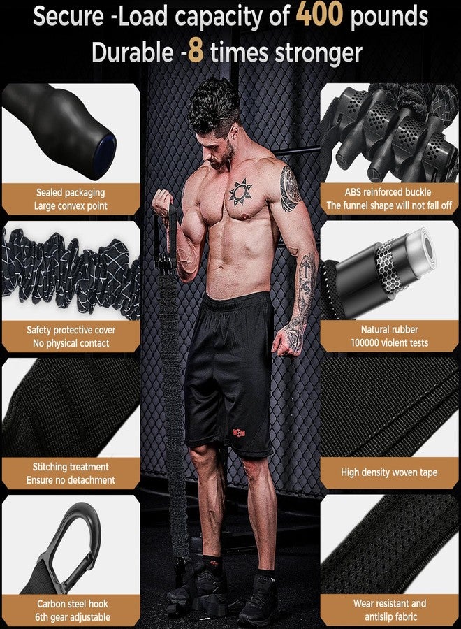 Innstar Pull Up Assistance Bands, 3 Heavy-Duty Adjustable Pull Up Bands Set, Pull Up Bands Assistance Bands for Enhanced Strength Training - Patent (Black 165lbs Adjustable Resistance) - Image 2