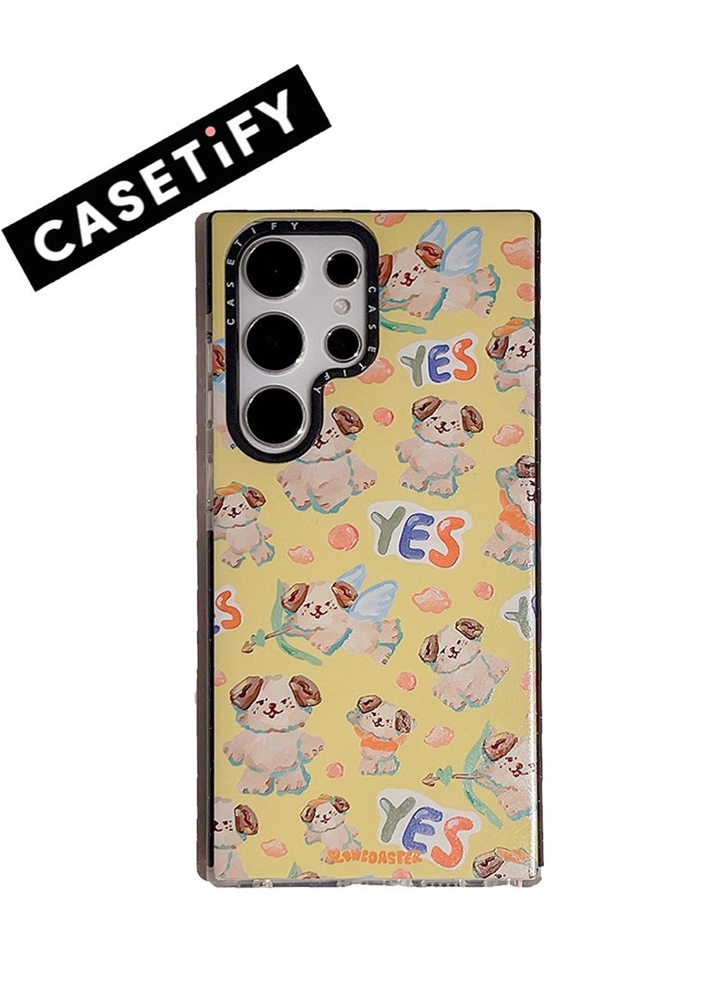 Casetify - Samsung Galaxy S23 Ultra Case - "Korean Doll Cartoon Pups Series" with Sparkle - Image 1