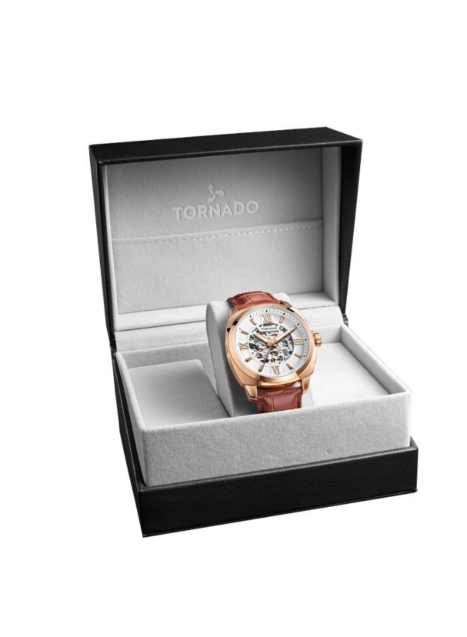 TORNADO Men's Stainless Steel Automatic Watch T7316-RLDW - 42 mm  - Image 4