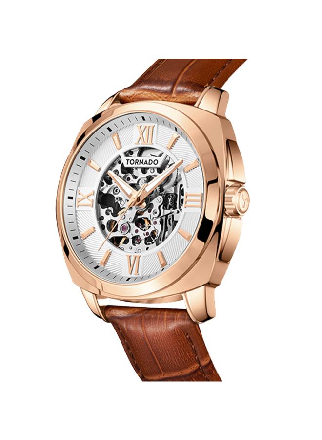 TORNADO Men's Stainless Steel Automatic Watch T7316-RLDW - 42 mm  - Image 5