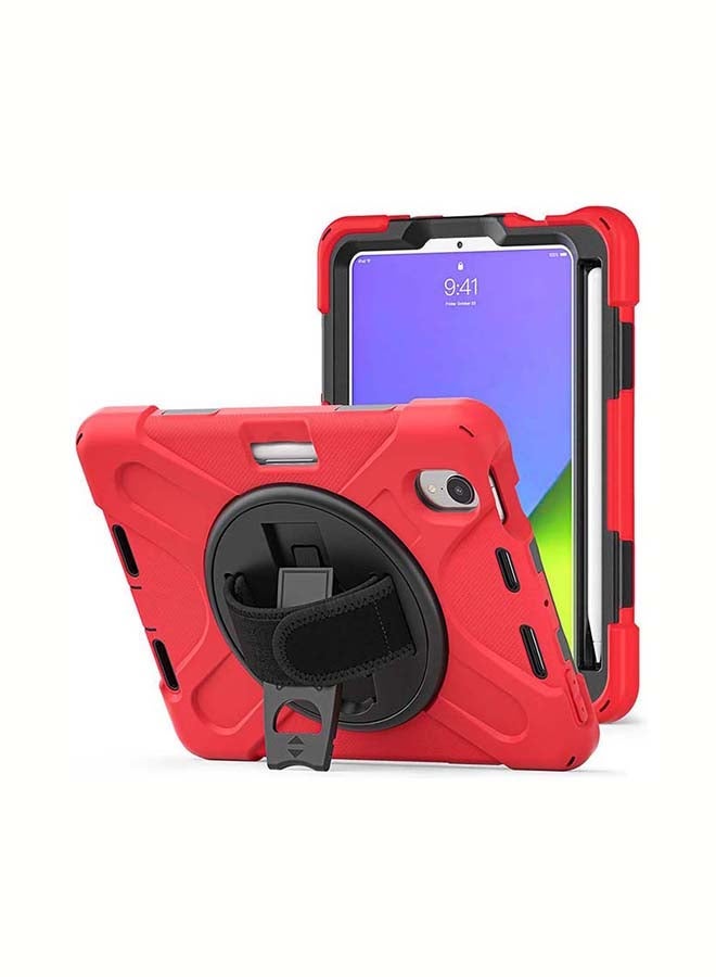 NIBEMINENT Protective Case For iPad Mini 6, 8.3 Inch 2021 Red