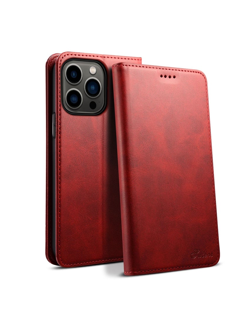 Suteni Flip Cover Protective Leather Case for iPhone - Image 1