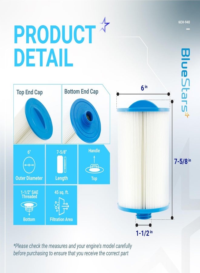 BlueStars 6CH-940 Filter for Spa Hot Tub - Image 2