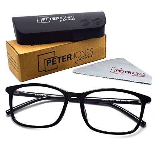 Peter Jones Square Anti Glare Reading Glasses for Men and Women | Computer Readers UV Protection lenses (AG213, SIZE MEDIUM) - Image 5