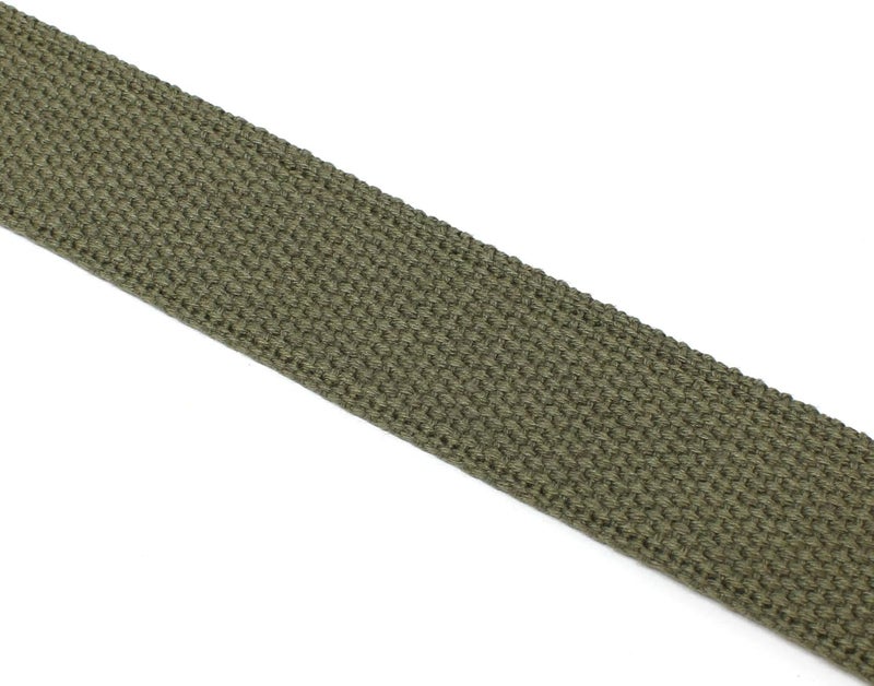 BC Belts Canvas Web Belt Military Style with Antique Brass Buckle and Tip 50" Long - Image 5
