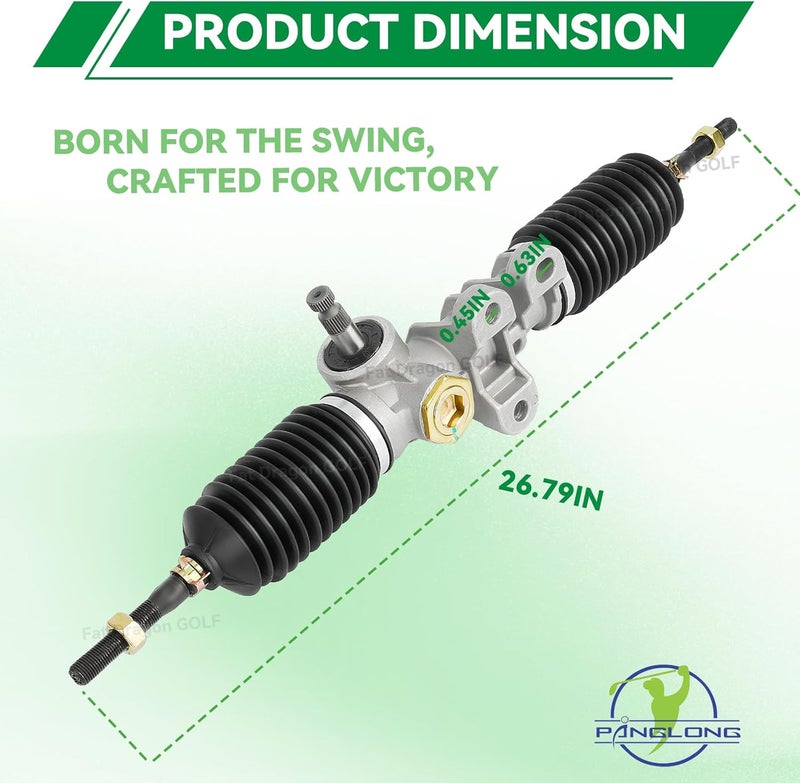 Panglong EZGO RXV Steering Rack Assembly with Ball Joints and Latches - Image 5