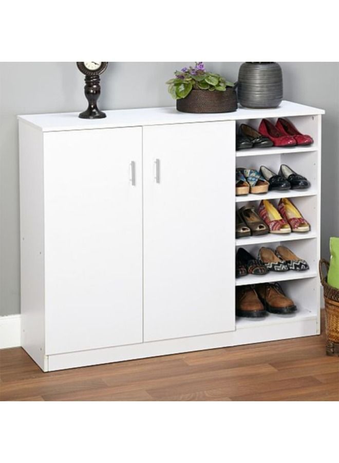 Generic Boots 2 shelves 5 shelves 120 cm for more storage space - White - Image 1