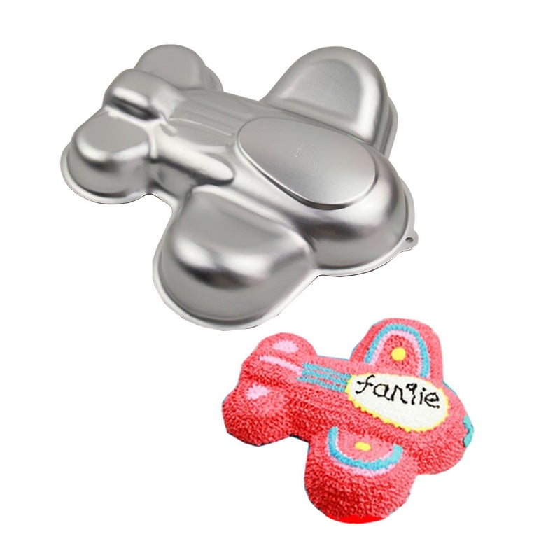 Wotoy 11inch Silver Airplane Cake Baking Pan