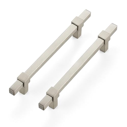 Ravinte Decor 30 Pack Brushed Nickel Cabinet Handles 5 Hole Center Cabinet Pulls Drawer Pulls Cabinet Hardware Kitchen Handles for Cabinets - Image 1