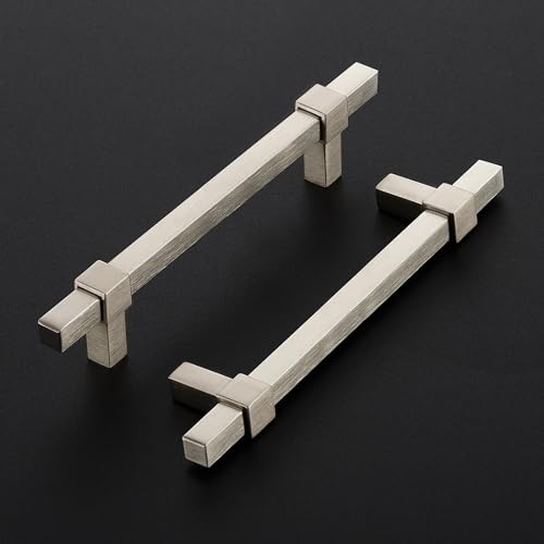 Ravinte Decor 30 Pack Brushed Nickel Cabinet Handles 5 Hole Center Cabinet Pulls Drawer Pulls Cabinet Hardware Kitchen Handles for Cabinets - Image 3