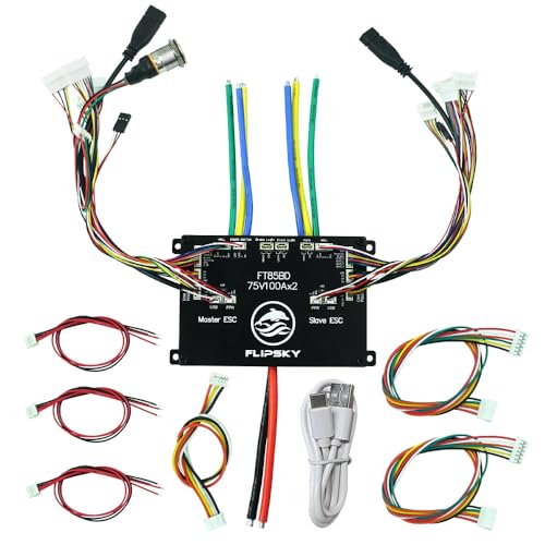 FLIPSKY FT85BD Dual ESC 84V 200A with Aluminum Case Non-VESC for Electric Skateboard/Scooter/Ebike Speed Controller/Electric Motorcycle/Robotics - Image 1