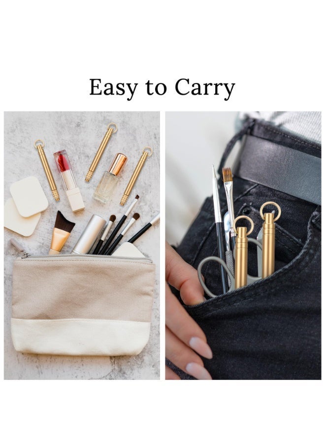 Ear Wax Removal Tool,Folding Type Titanium Alloy Ear-Pick Cleaner Portable Ear Wax Removal Tools Ear Spoon Attached A Key Ring - Image 4