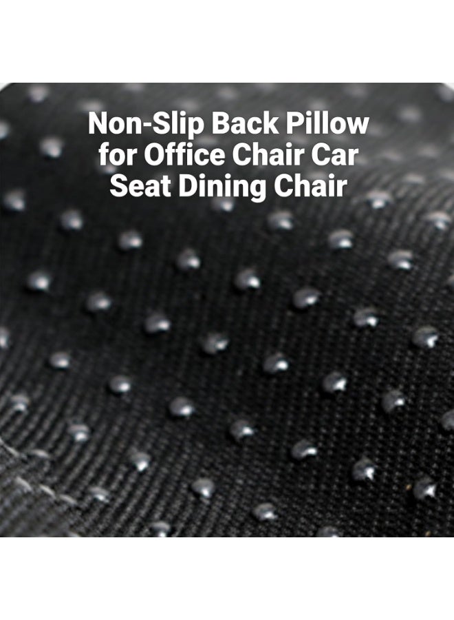 Arabest Lumbar Support Seat Cushion Memory Foam Pillow Set Ergonomic Sitting Pad Non-Slip Coccyx Orthopedic Lower Back Pillow with Washable Breathable Cover for Tailbone Pain Sciatica Relief Office Desk Chair - Image 3