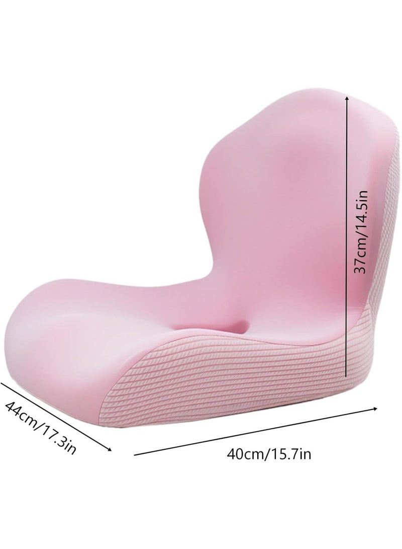 Arabest Lumbar Support Seat Cushion Memory Foam Pillow Set Ergonomic Sitting Pad Non-Slip Coccyx Orthopedic Lower Back Pillow with Washable Breathable Cover for Tailbone Pain Sciatica Relief Office Desk Chair - Image 5