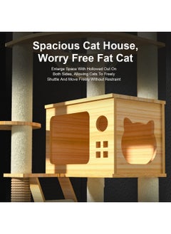 Kidle Pet Supplies Cat Climbing Frame Cat Nest Cat Scratching Board Cat Tree Cat Supplies Pet Cat Toys Space Capsule 39.5x47.5x131 Cm  - Image 5