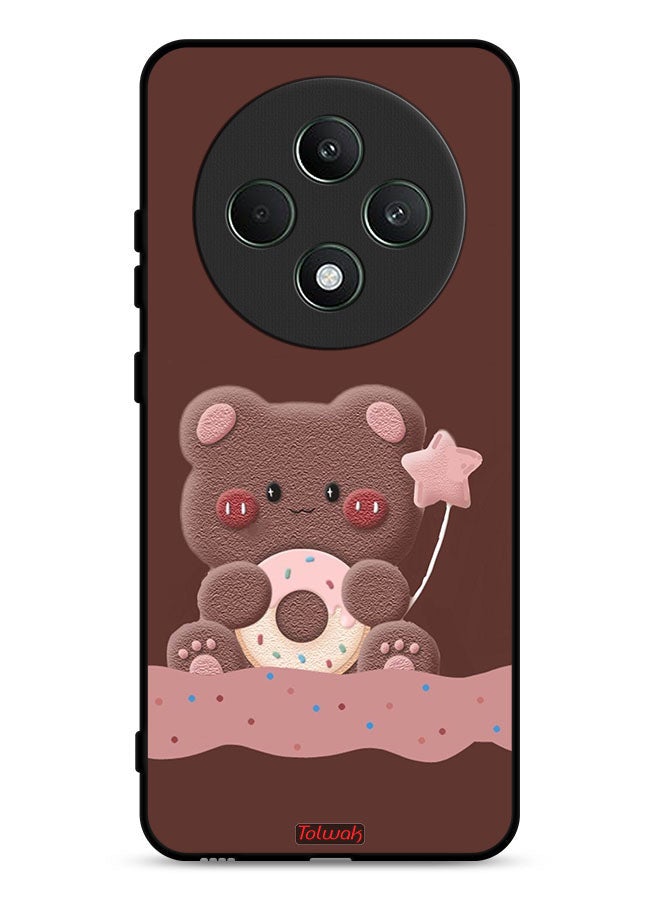 Tolwak Oppo Reno12 F 5G Protective Case Cover Donut Bear - Image 1