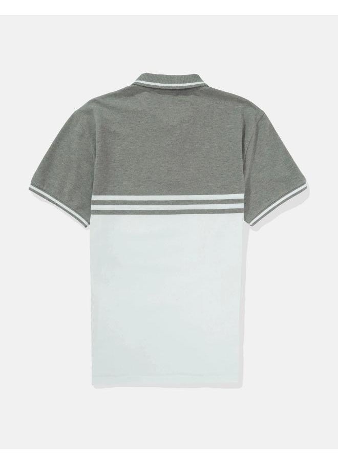 American Eagle AE Striped Polo Shirt  - Image 4