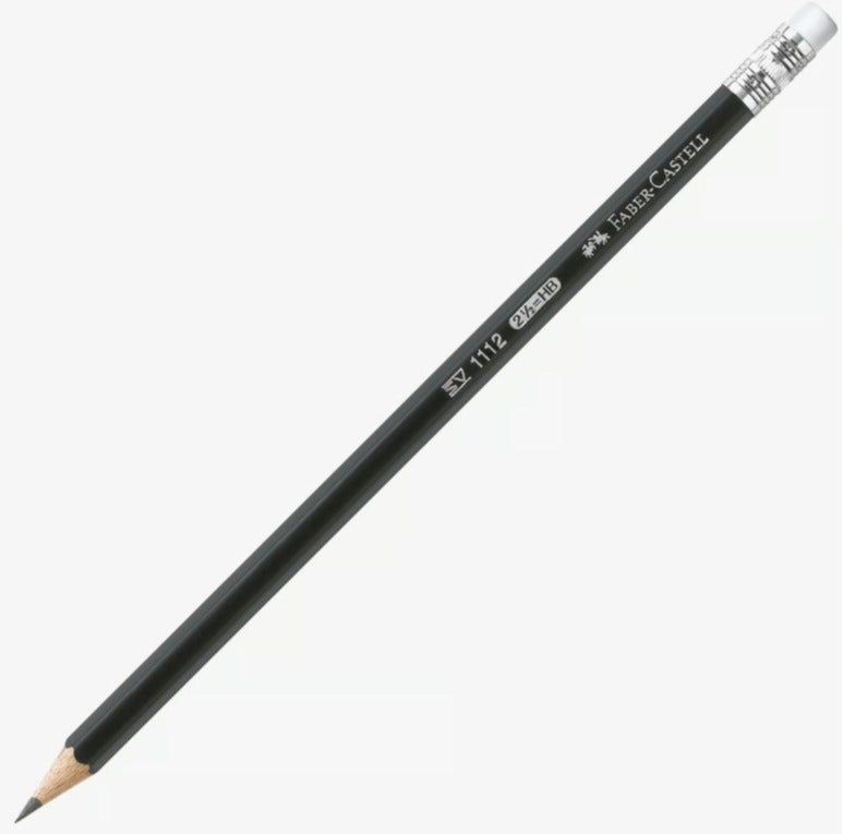 FABER-CASTELL 1112 Blacklead Pencils with Eraser Tip, Pack of 12 - Image 2