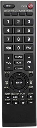 BOMAZ Replacement Remote Control for Toshiba 23L1350U 29L1350U 40L2200U 50L2200U 55TL515U LCD HDTV - Image 3