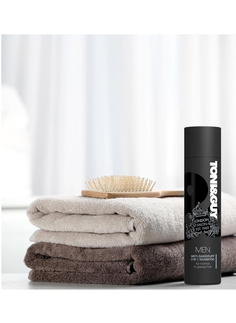 Toni & Guy - Toni and Guy Anti Dandruff 2 in 1 Shampoo and Conditioner with Mineral Extract 50 ml - Image 1