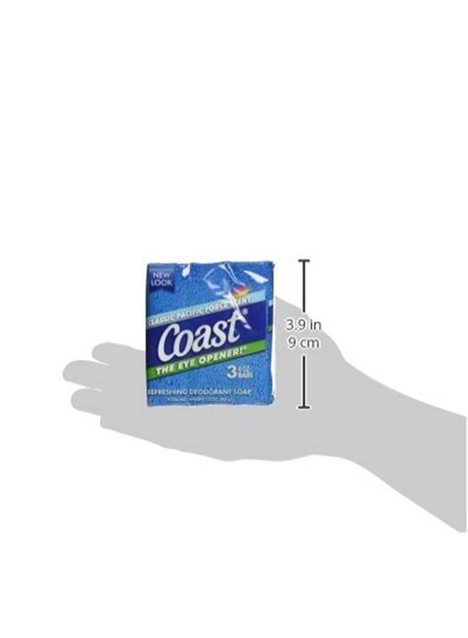 Coast Bath Bars Original Blue 3 Bar Soap oz, Coconut, 9.5 Ounce - Image 2