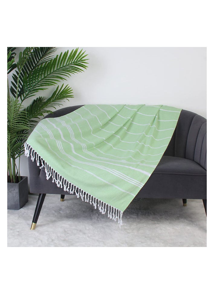 Generic - Non-stick fringe beach towel quick-drying bath towel shawl - Image 1