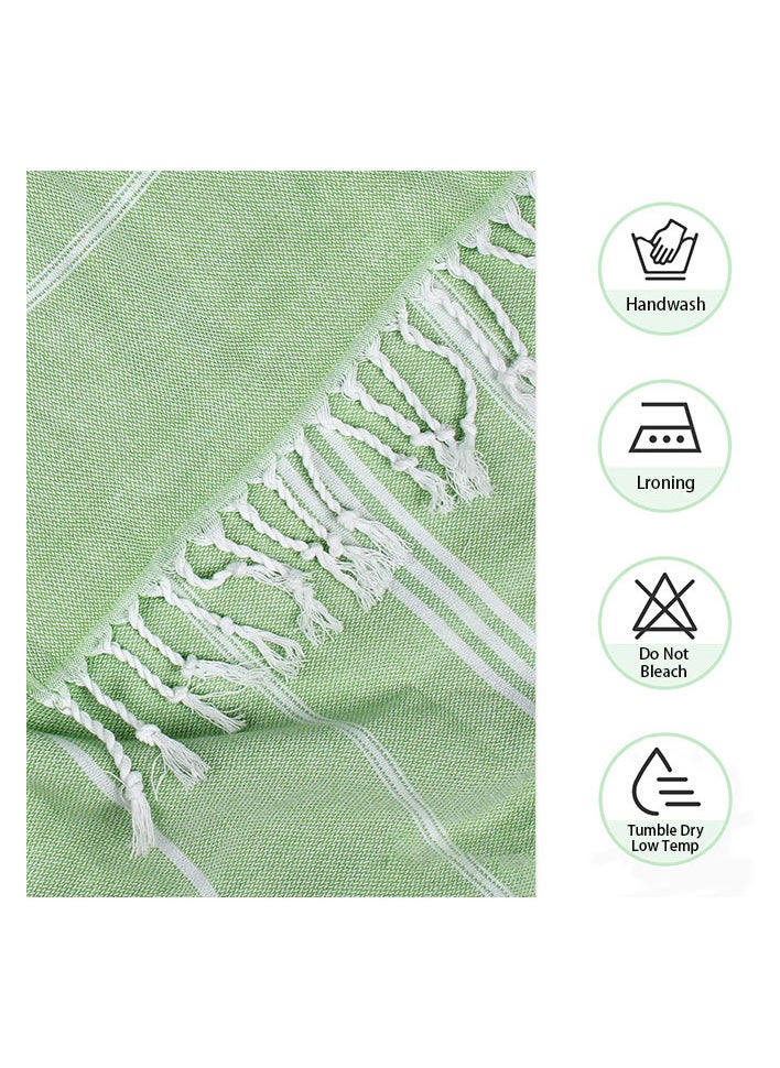 Generic - Non-stick fringe beach towel quick-drying bath towel shawl - Image 1