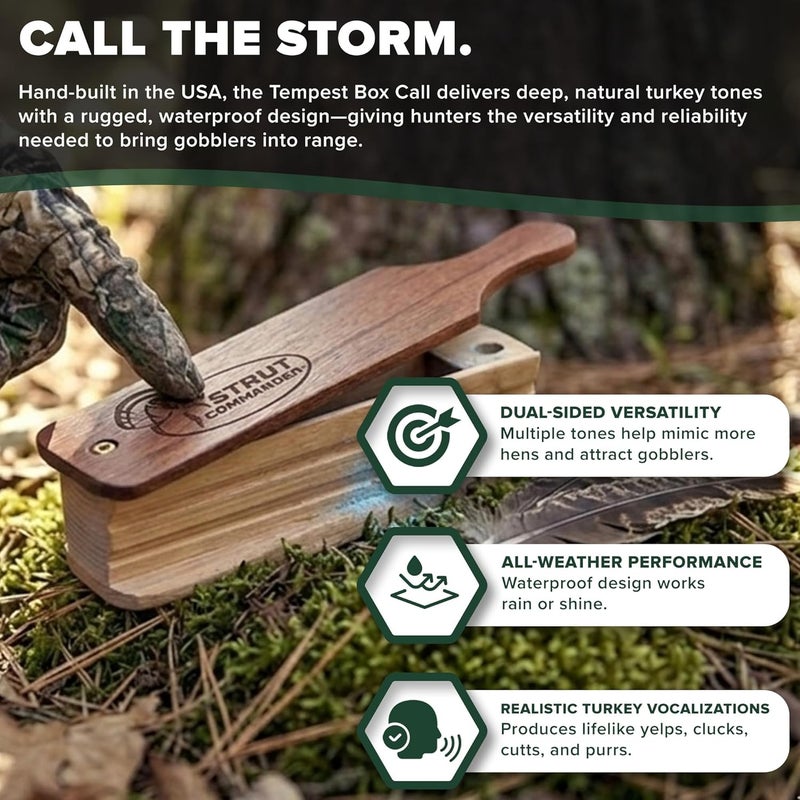 Duck Commander نداء صندوق الديك الرومي من Duck Commander، معدات وإكسسوارات صيد الديك الرومي - Image 1