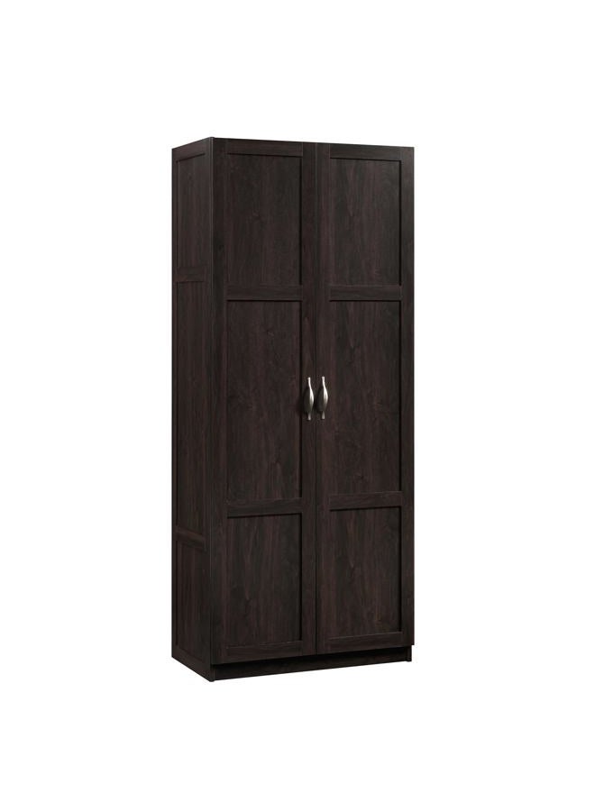 SAUDER Storage Cabinet/Pantry cabinets, 29.61" x D: 16.02" x H: 71.50", Cinnamon Cherry finish - Image 1