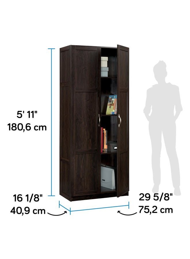 SAUDER Storage Cabinet/Pantry cabinets, 29.61" x D: 16.02" x H: 71.50", Cinnamon Cherry finish - Image 5