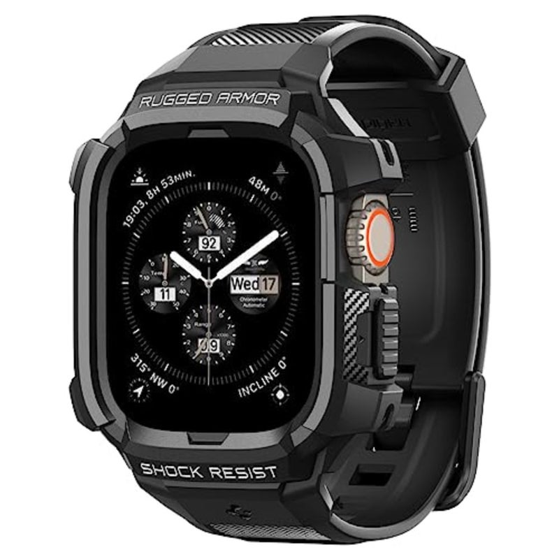 حافظة Rugged Armor Pro لساعة Apple Watch Ultra 3/2/1 مقاس 49 ملم مع حزام - Image 1