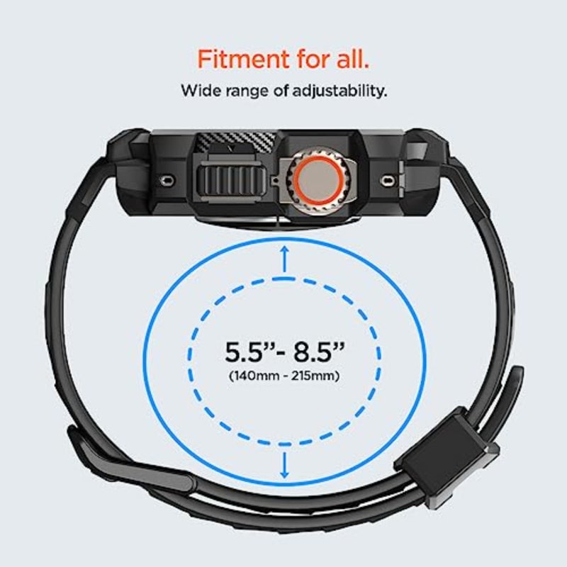 حافظة Rugged Armor Pro لساعة Apple Watch Ultra 3/2/1 مقاس 49 ملم مع حزام - Image 2