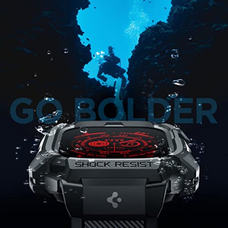حافظة Rugged Armor Pro لساعة Apple Watch Ultra 3/2/1 مقاس 49 ملم مع حزام - Image 4