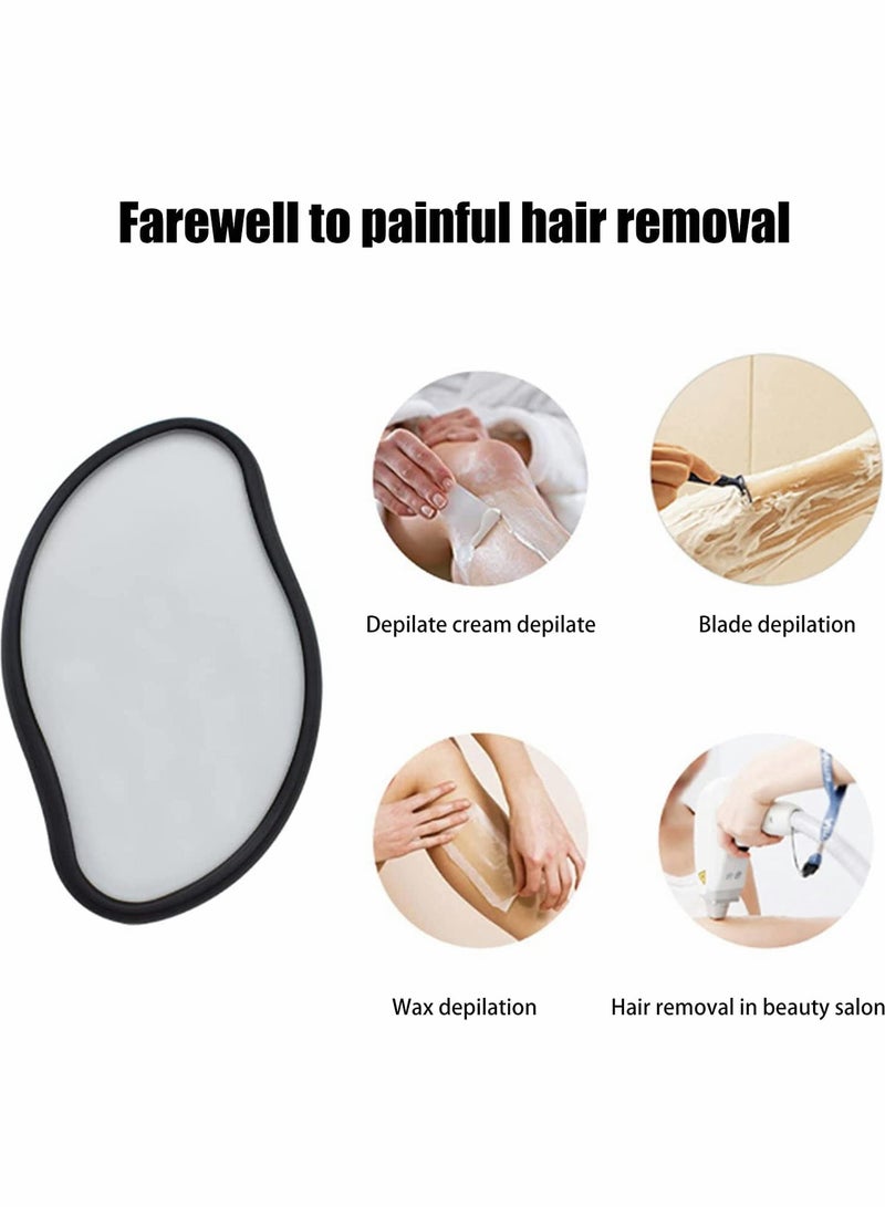 KASTWAVE Hair Removal Eraser, Painless Crystal Hair Remover Tools Magic Crystal Hair Eraser, Soft Smooth Skin Fast & Easy Crystal Hair Removal for Men and Women (Pink) - Image 3