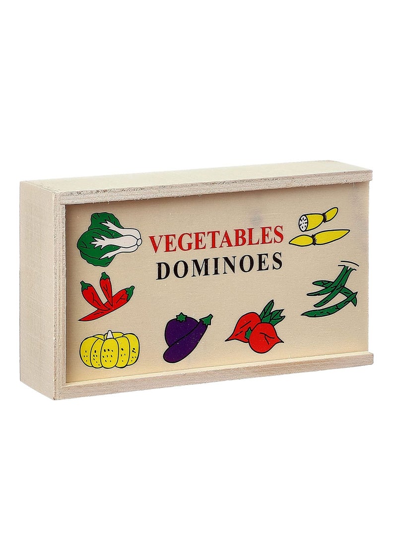 Generic - 3 Wooden Dominoes Wooden Toy - Random Shapes - Image 1