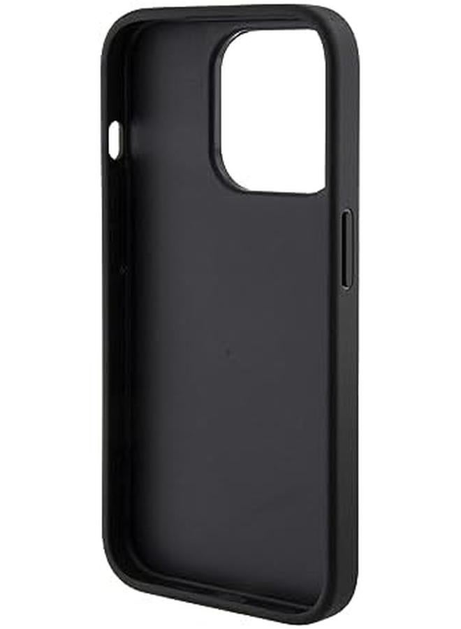 erorex Gripstand Pu Leather Case With 4G Triangle Strass Pattern Compatible With Iphone 15 Pro - Image 4