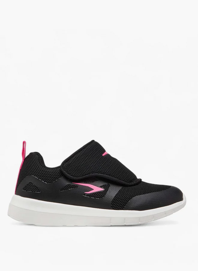 Dash Textured Sports Shoes with Hook and Loop Closure