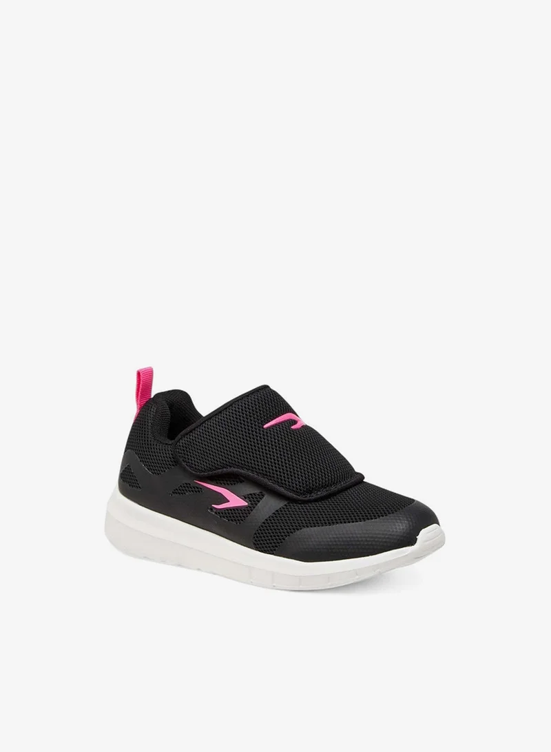 Dash Textured Sports Shoes with Hook and Loop Closure