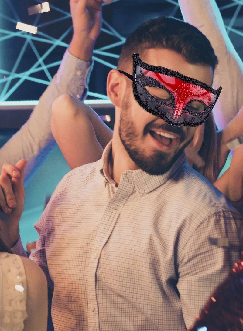 SYOSI Couple Masquerade Masks Set Venetian Party Mask Mardi Gras Mask for Women and Men - Image 2