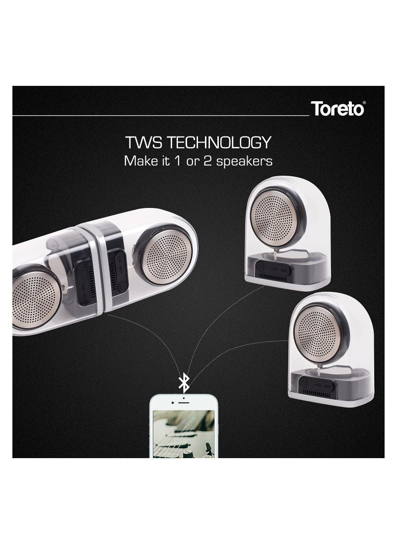 Toreto - Magnetic Wireless Music Speaker Twin MAGNO 2"-TOR 322 - Image 1
